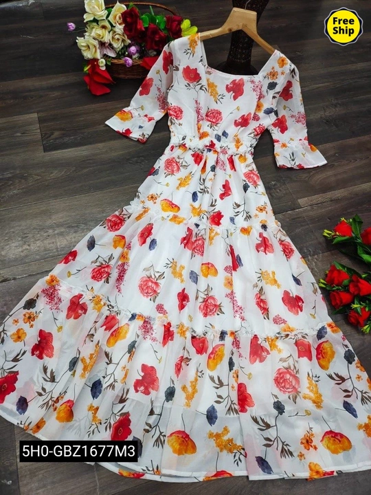 Dress uploaded by Dhaarmi Fashion on 6/28/2022