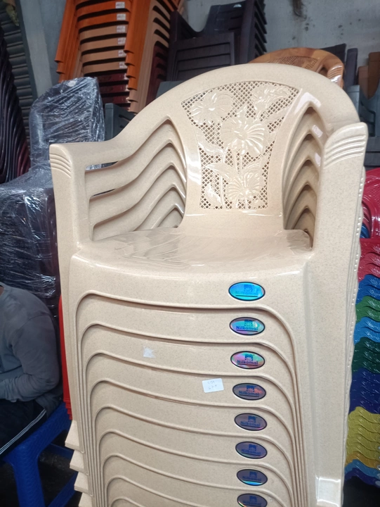 Nilkamal plastic chair with arm  uploaded by Vijay bhaskar enterprises on 6/28/2022