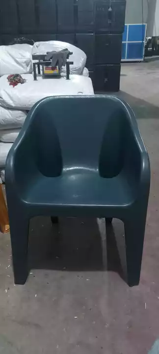 Indigo box plastic chair with arm  uploaded by Vijay bhaskar enterprises on 6/28/2022
