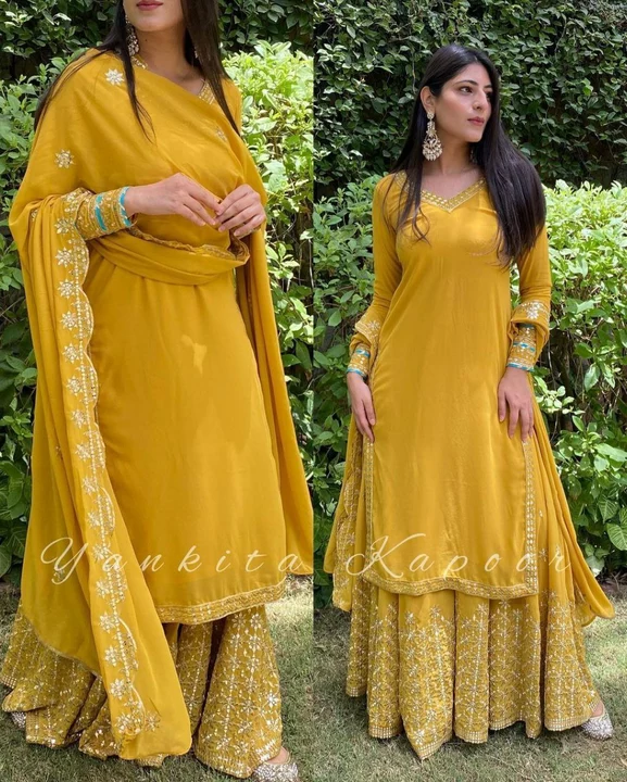 Product image of Anarkali gown, price: Rs. 1250, ID: anarkali-gown-efa58faf