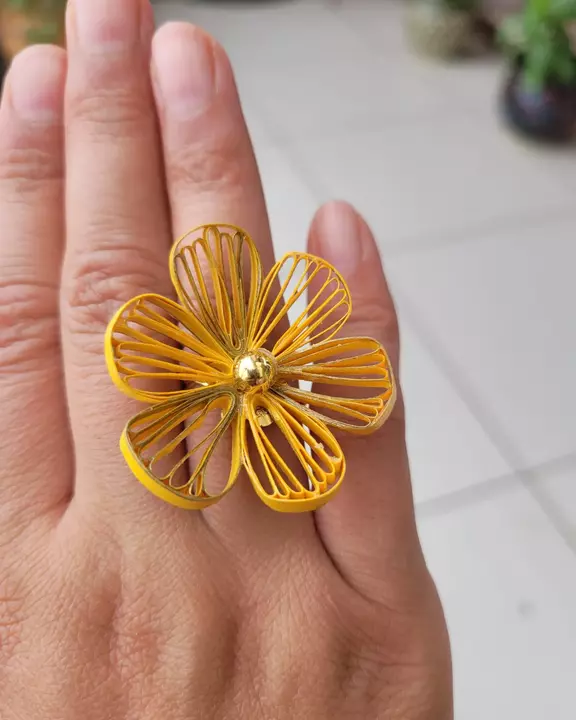 Paper quilled ring uploaded by business on 6/28/2022