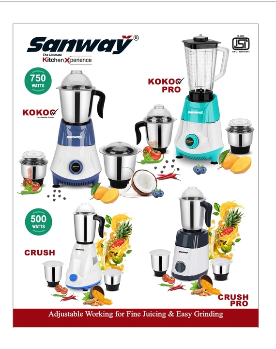 Sanway Mixers  uploaded by MRP home appliances pvt Ltd on 6/28/2022