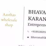 Business logo of Aasthas wholsale shop