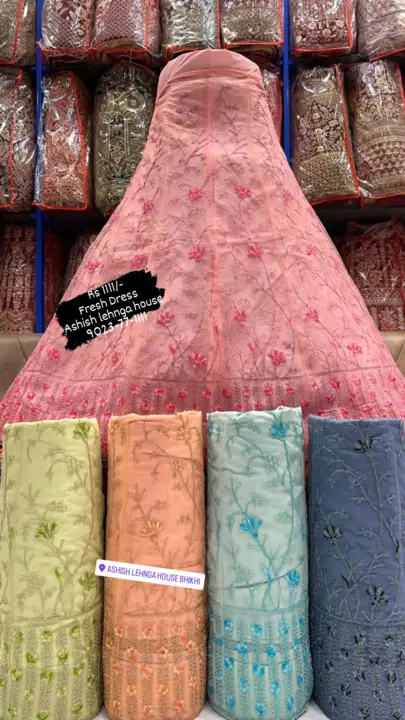 Lacha Dress  uploaded by Ashish Lehnga House on 6/29/2022