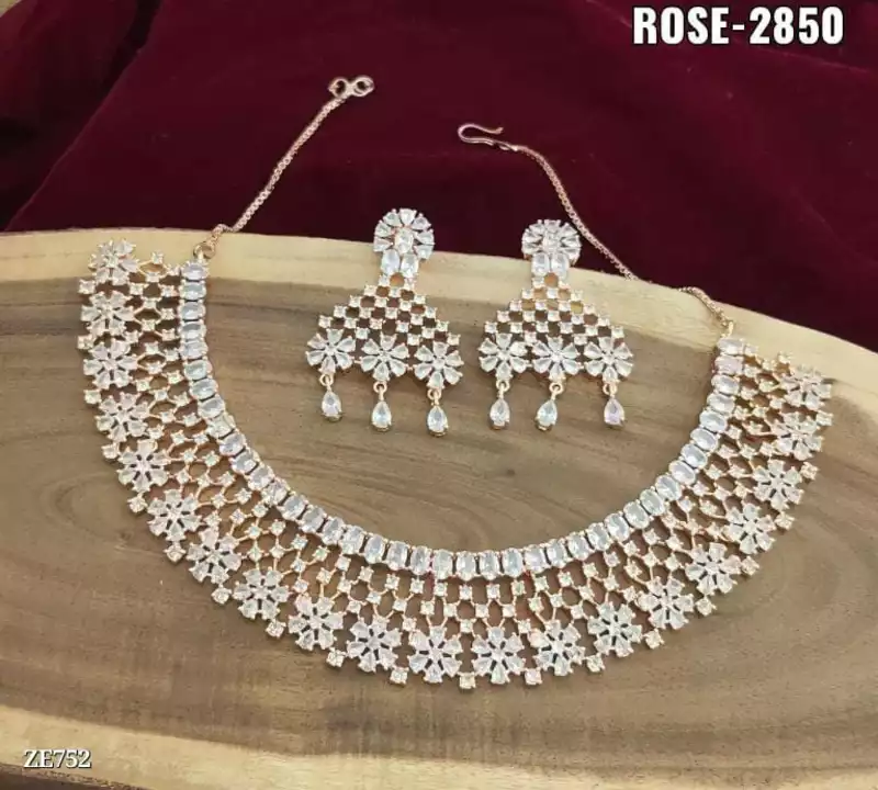 **Cash On Delivery Available*

*Catalog Name: *Cz chocker set *

exclusive chocker set in silver p uploaded by SN creations on 6/29/2022