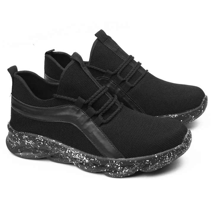 Lazy21 🥳 Synthetic Leather Black 🖤 Comfort And Fashionable Trendy Slip On Daily Wear Sports Shoes  uploaded by .lazy21.com on 6/29/2022
