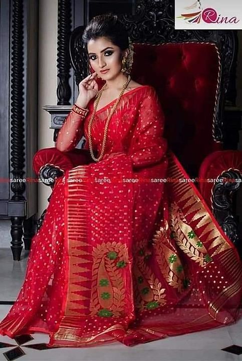 Hazarbuti Jamdani Saree uploaded by Girls Gang Fashion on 11/6/2020