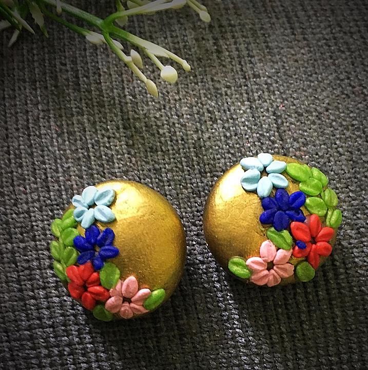 Polymerclay studs uploaded by business on 11/6/2020