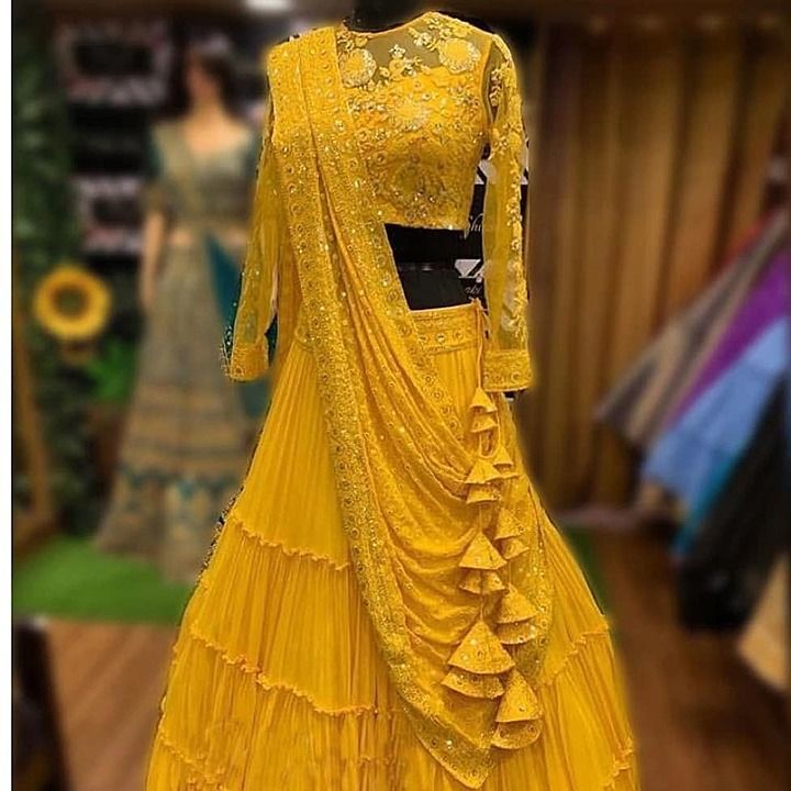 Woman wear lahenga uploaded by BrighT Collection  on 11/6/2020