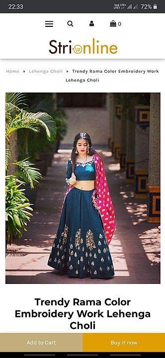 Woman wear lahenga uploaded by BrighT Collection  on 11/6/2020