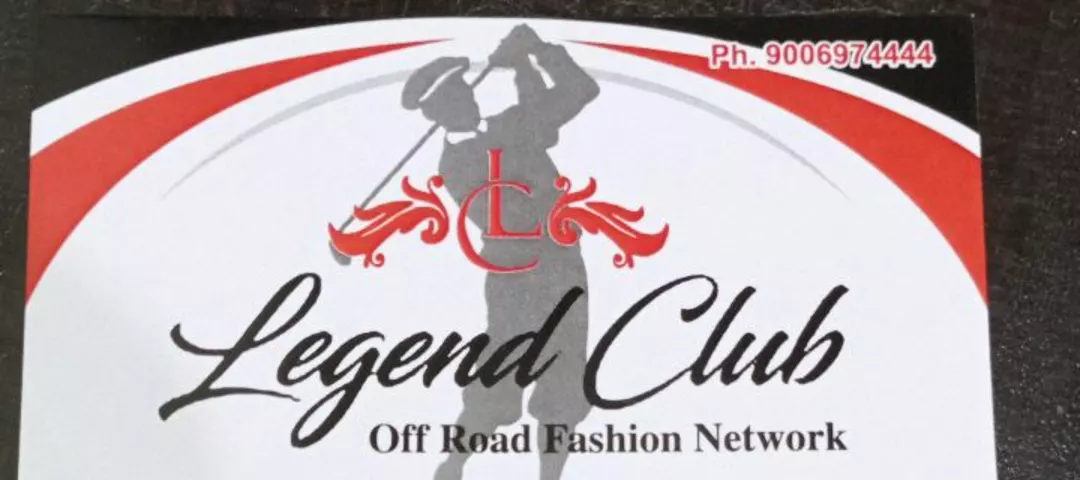 Visiting card store images of Legend club