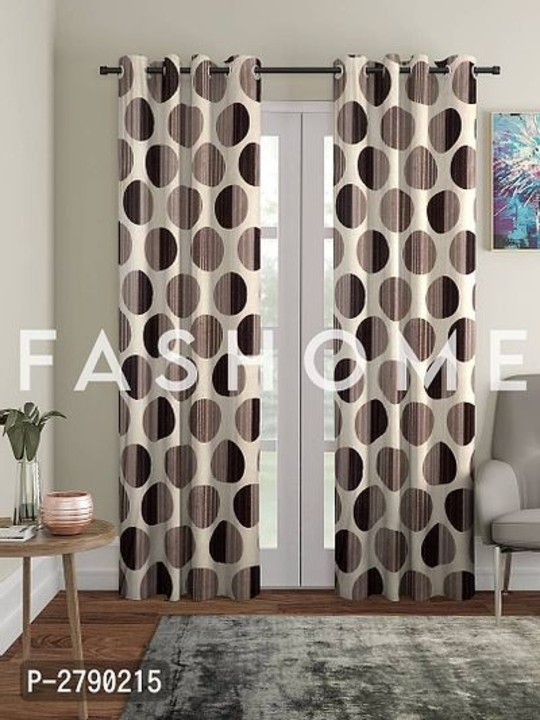 Product image of FasHome Polyester Eyelet Fitting Long Door Curtains - Pack Of 2, price: Rs. 510, ID: fashome-polyester-eyelet-fitting-long-door-curtains-pack-of-2-58b97ad8