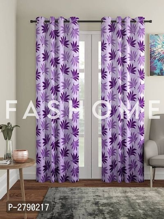 Product image of FasHome Polyester Eyelet Fitting Long Door Curtains - Pack Of 2, price: Rs. 510, ID: fashome-polyester-eyelet-fitting-long-door-curtains-pack-of-2-3f508e95