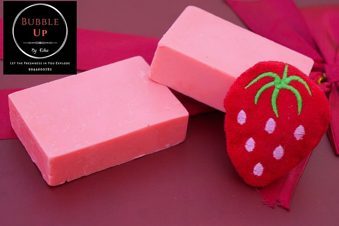 Handmade soaps-Strawberry uploaded by Bubble Up on 11/6/2020