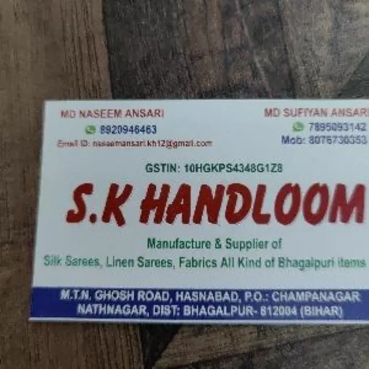 Post image S k handloom  has updated their profile picture.