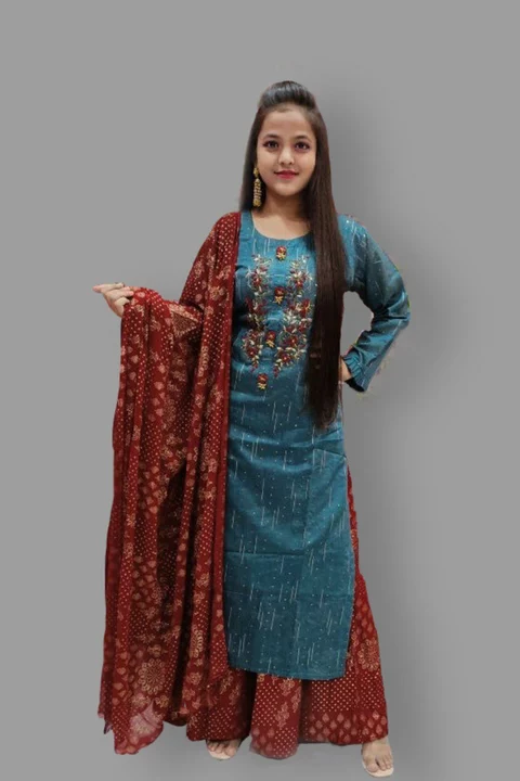 Ruby Jindal creation world's designer party wear Silk kurta with all over sequence wo uploaded by business on 6/29/2022