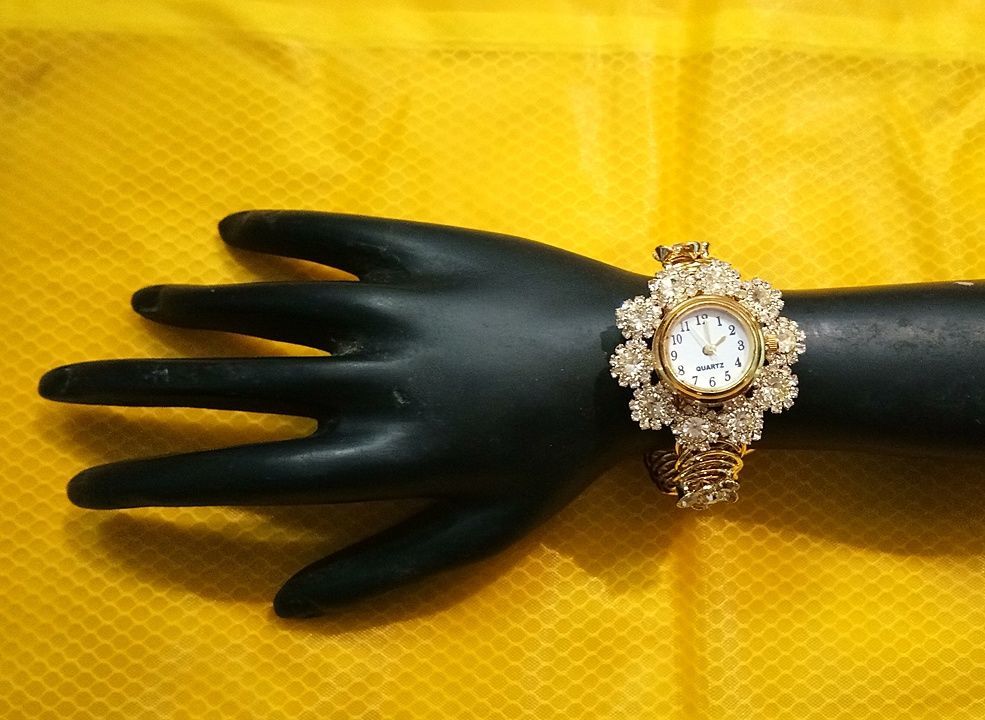 Post image Hey! Checkout my new collection called Diamond watch kada for woman .