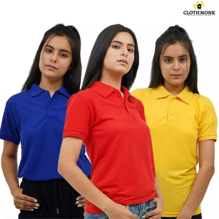 Clorhmonk Polo T-shirt for women's uploaded by ClothMonk on 6/29/2022