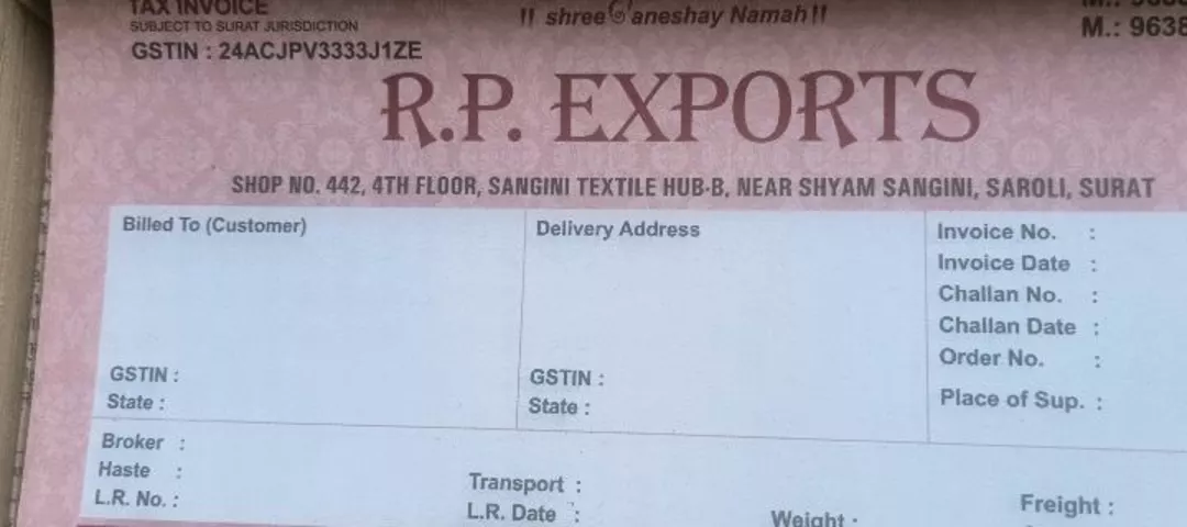 Factory Store Images of R p export surat