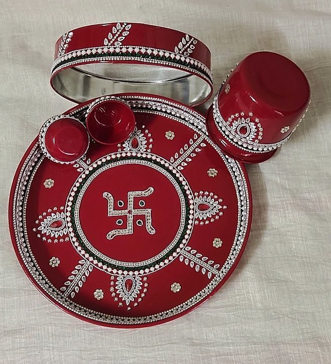 Decorated Thali for all occasions uploaded by business on 11/7/2020