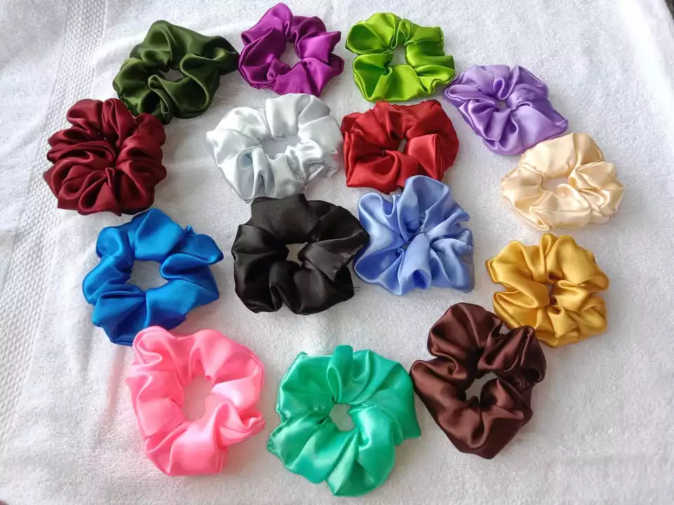 Fluffy scrunchies - bulk orders accepted  uploaded by Bellecharmobsession on 6/30/2022