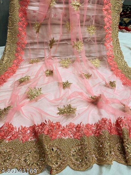 Net Bridal sarees uploaded by business on 6/30/2022