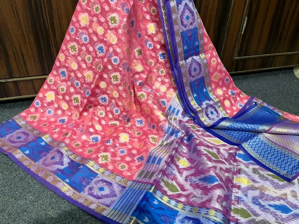 Latest Arrival New Design Banarasi Kora Organza Silk, Allover Minakari Booti or boota, uploaded by S. A. Designer on 6/30/2022