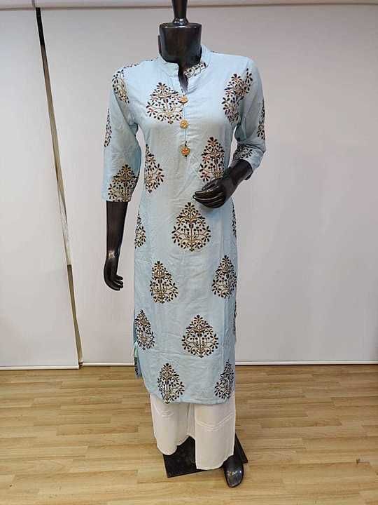 Post image Hey! Checkout my new collection called Rayon Kurtis.