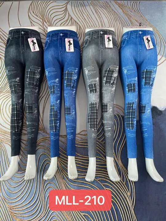 Product image with price: Rs. 150, ID: ladies-denim-jeggins-ba6a2d2a