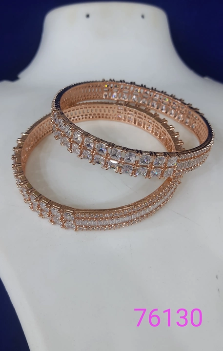 ROSE GOLD BANGLES uploaded by Apsara Gold Covering Jewellery  on 6/30/2022