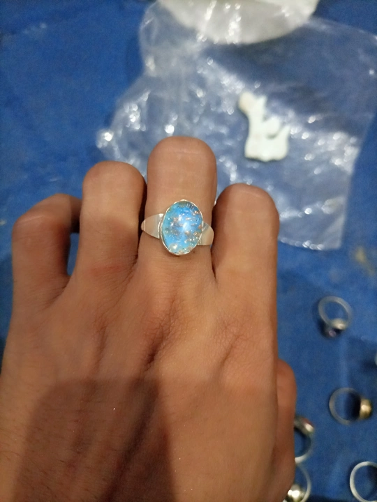 Kirkira ring uploaded by Kasim glass beads on 6/30/2022