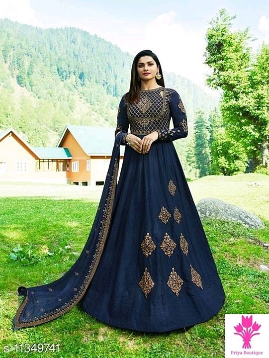 Post image Whatsapp -&gt; https://bit.ly/2IbIx7O (+917522977385)
Catalog Name:*Myra Attractive Semi-Stitched Suits*
Top Fabric: Silk / Georgette
Lining Fabric: Shantoon
Bottom Fabric: Shantoon
Dupatta Fabric: Chiffon
Pattern: Embroidered
Multipack: Single
Sizes: 
Semi Stitched (Top Bust Size: Up To 44 in, Top Length Size: 52 in, Bottom Length Size: 2.05 m, Dupatta Length Size: 2.15 m)