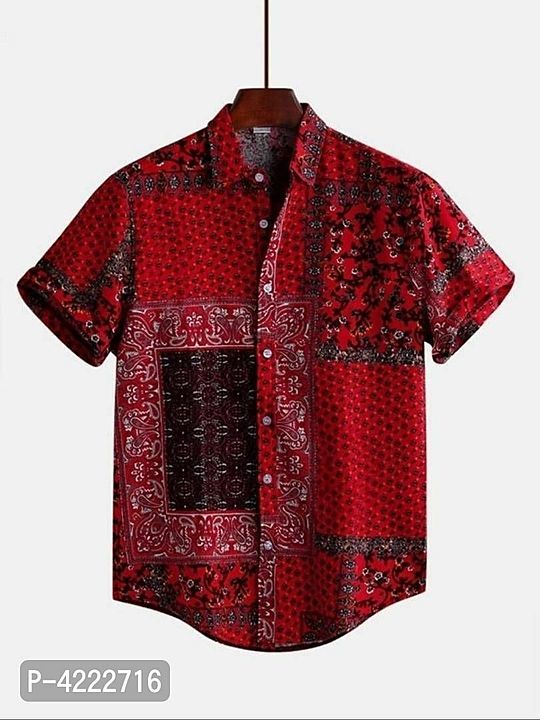 Men's Regular Fit Polycotton Printed Casual Shirts
 uploaded by business on 11/7/2020