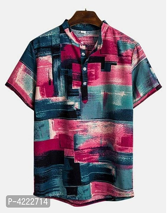 Men's Regular Fit Polycotton Printed Casual Shirts
 uploaded by business on 11/7/2020
