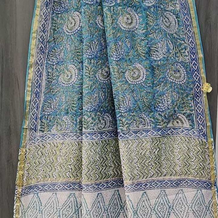Post image Exclusive new hand block printed Kota cotton sarees with blouse 👌👌

More details whatsapp &lt;&gt;8005678490