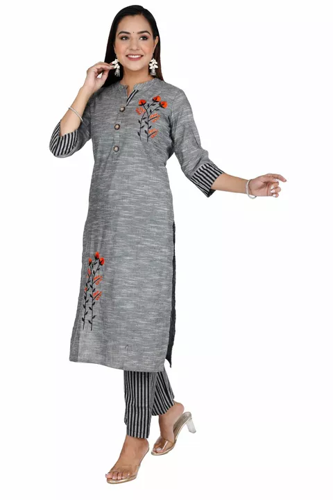 Beautiful Kurti with Pant 
Fabric - South Khadi Cotton
Kurti length -44
Colour - 2 , Pink and Blue 
 uploaded by business on 7/1/2022