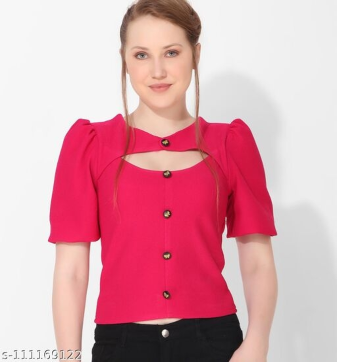 BLUSSA pink butterfly top uploaded by business on 7/1/2022