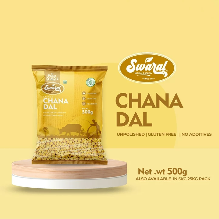 Swaral Brand Chana Dal uploaded by Golden Gravity Premium Products on 7/1/2022
