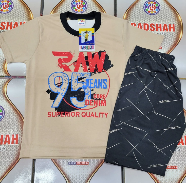 Kidswear baba suit from ludhiana factory sizes = 28/30/32 uploaded by business on 7/1/2022