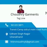 Business logo of Choudhry Garments