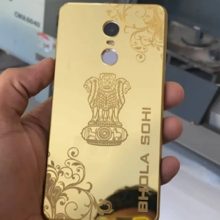 Customized gold mobile cover any theme you can print uploaded by Mahalaxmi surprised gifts on 7/1/2022