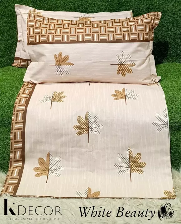White beauty king size cotton bedsheets uploaded by SIMMI INTERNATIONAL on 7/1/2022