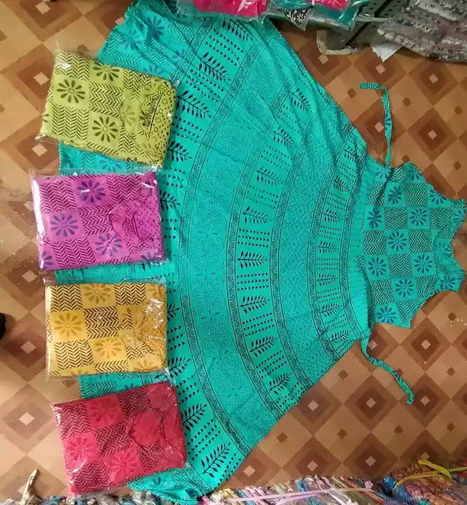 Product image with price: Rs. 155, ID: cotton-rajasthani-frok-full-size-ae73cec2