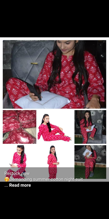 night suit  uploaded by vaidehi fabtext on 7/1/2022