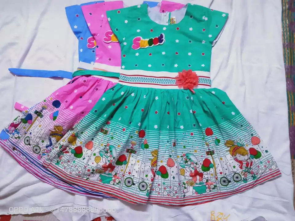 Product image of Cotton Frock , price: Rs. 110, ID: cotton-frock-81172f42