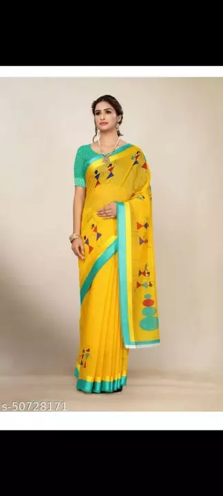Cotton saree  uploaded by Women's fashion on 7/2/2022