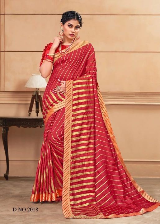 Post image Stylish Party Wear Saree in Silk  Fabric