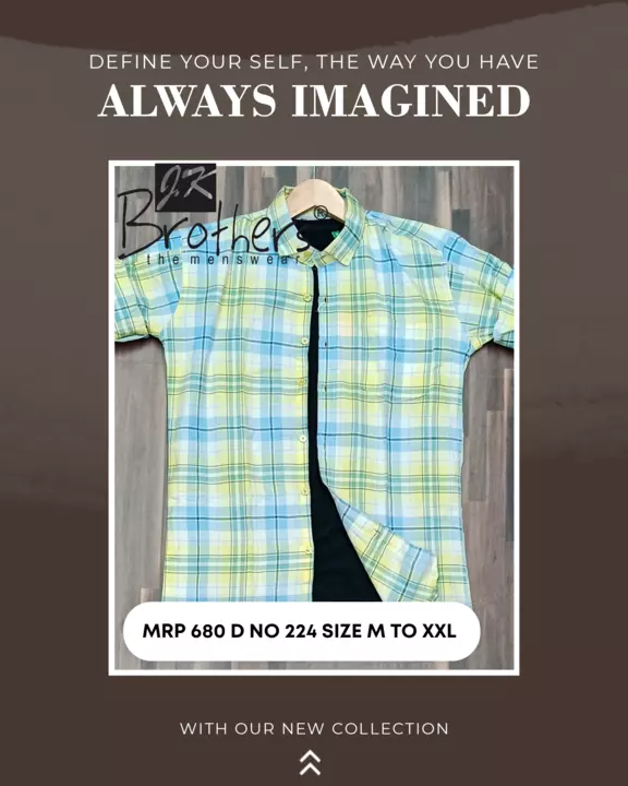 Men's Cotton Checks Shirt  uploaded by Jk Brothers Shirt Manufacturer  on 7/2/2022