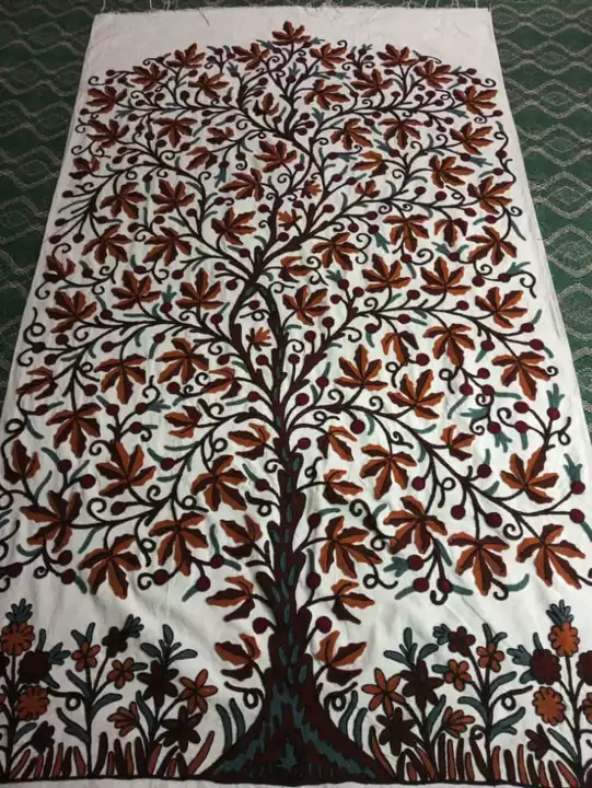 Kashmiri work curtain and pray rug with whole sala price and vary discount uploaded by B.S handcraft manufacturing and export company on 7/2/2022