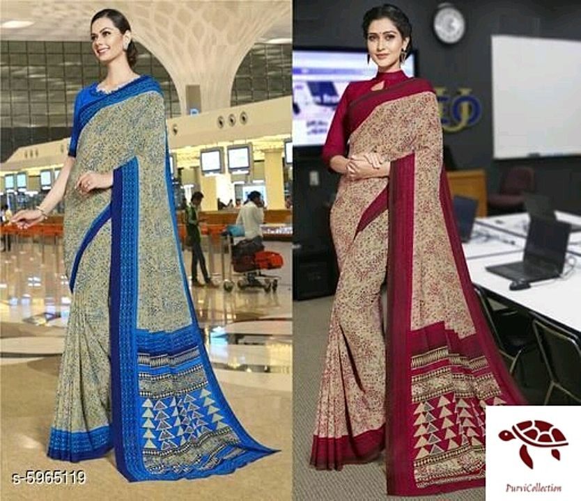 Georgette saree  uploaded by business on 6/19/2020
